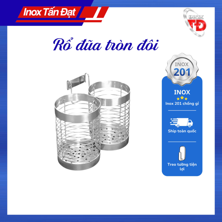 Rổ đũa tròn đôi