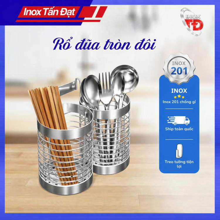 Rổ đũa tròn đôi