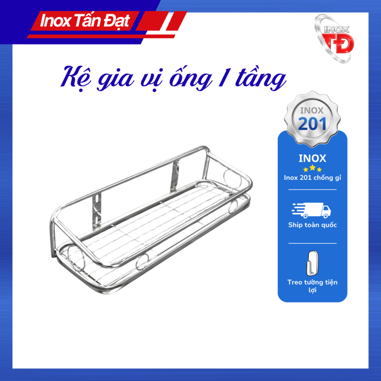 Kệ gia vị ống 1 tầng
